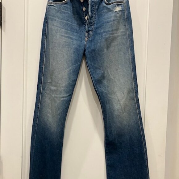 Barely Worn Mother Tripper Weekend Fray Jeans Size 26 - Picture 6 of 10